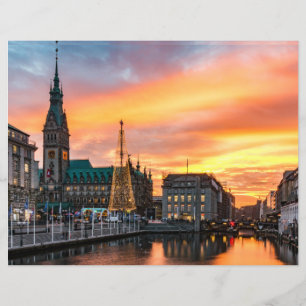 Hamburger Landschaftlich Waterfront-Scrapbook