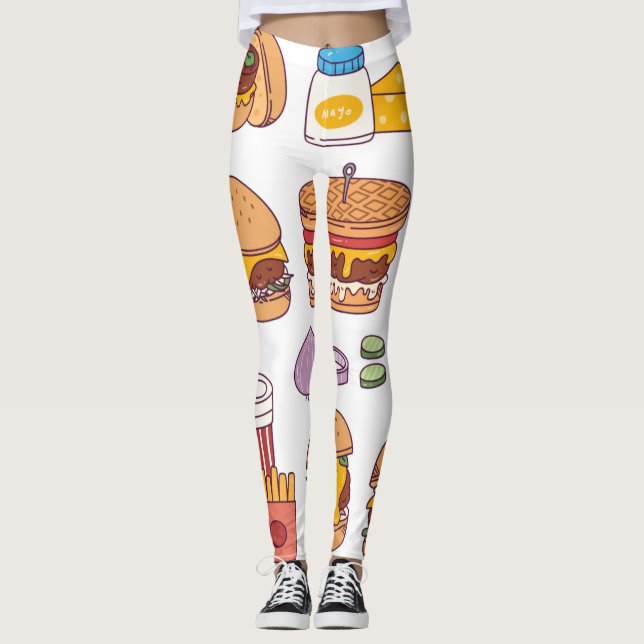Hamburger Leggings (Vorderseite)