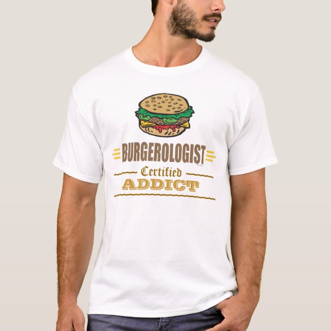 Hamburger Liebhaber T-Shirt (Vorderseite)