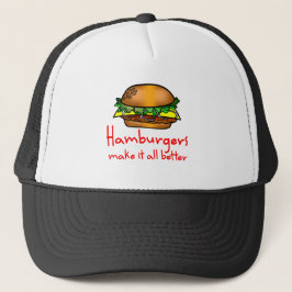 Hamburger-Liebhaber Truckerkappe