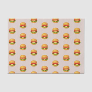 Hamburger Lover Cheeseburger Niedlich gepolstertes Seidenpapier