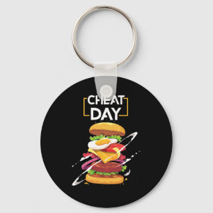 Hamburger Lover Geschenk Fast Food Gym Workout Che Schlüsselanhänger