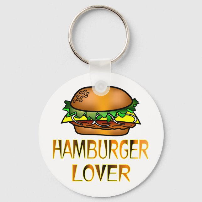 Hamburger Lover Schlüsselanhänger (Vorderseite)