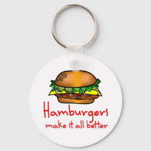 Hamburger Lover Schlüsselanhänger