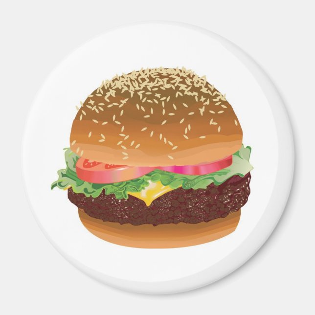 Hamburger-Magnet Magnet (Vorne)