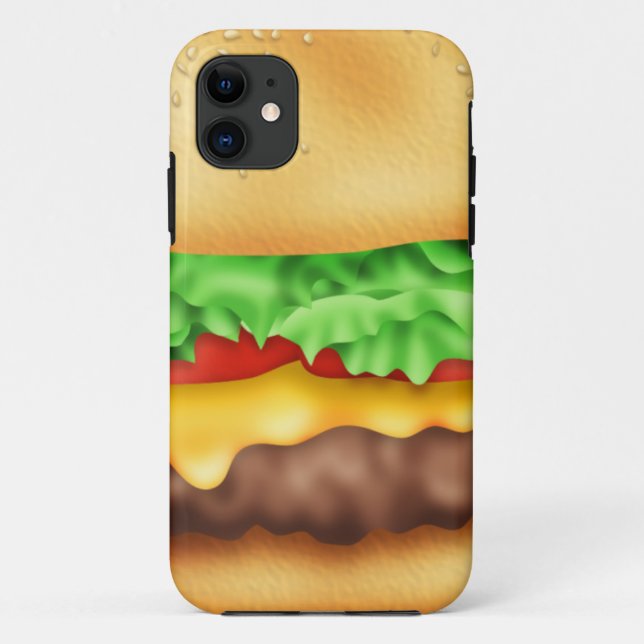 Hamburger mit allem! Case-Mate iPhone hülle (Rückseite)