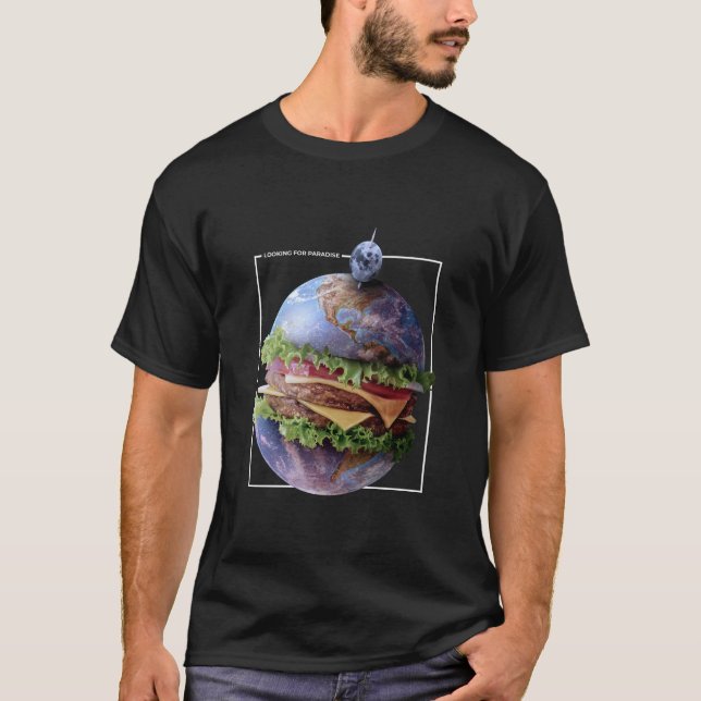 hamburger planet T-Shirt (Vorderseite)