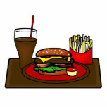 Hamburger Platter Fotoskulptur<br><div class="desc">Eine grafische Abbildung eines Hamburger Platters. Original-Kunstwerk: Copyright Charmaine Paulson</div>