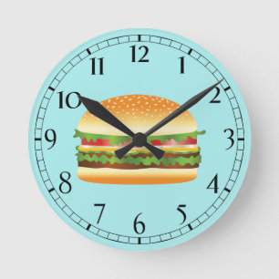 Hamburger Runde Wanduhr