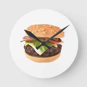 Hamburger Runde Wanduhr
