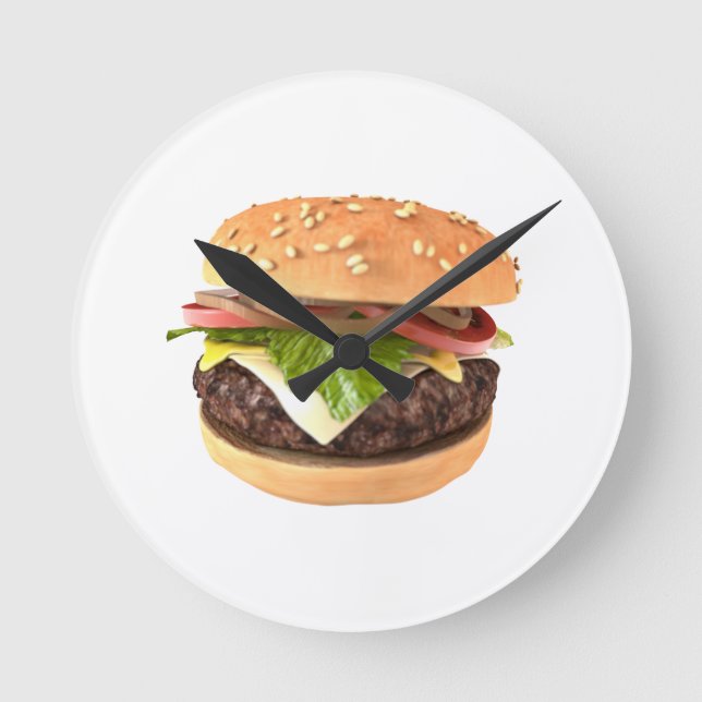 Hamburger Runde Wanduhr (Vorderseite)