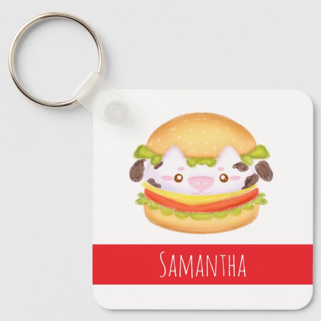 Hamburger Schlüsselanhänger (Vorderseite)