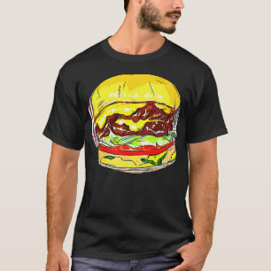 Hamburger Shirt Burger Shirt Cheeseburger Burger L