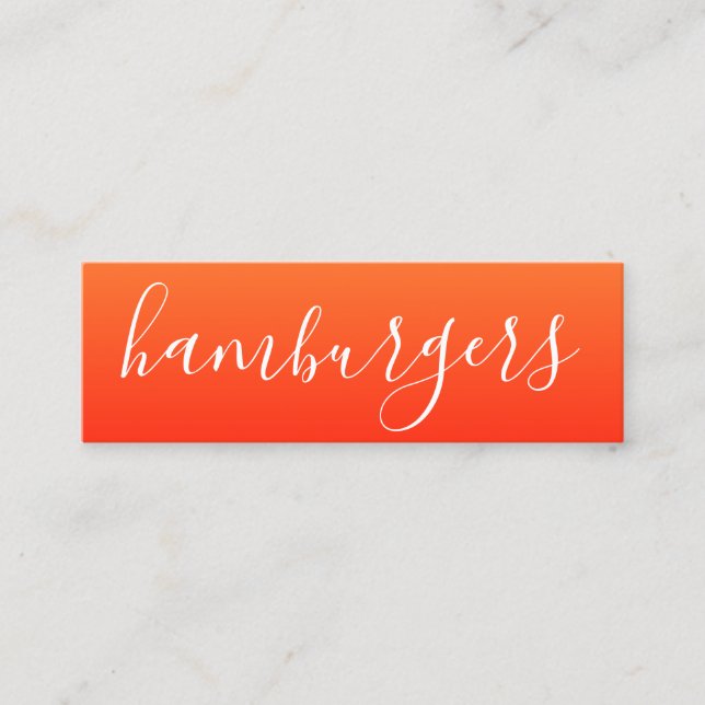Hamburger-Skript Mini Visitenkarte (Vorderseite)