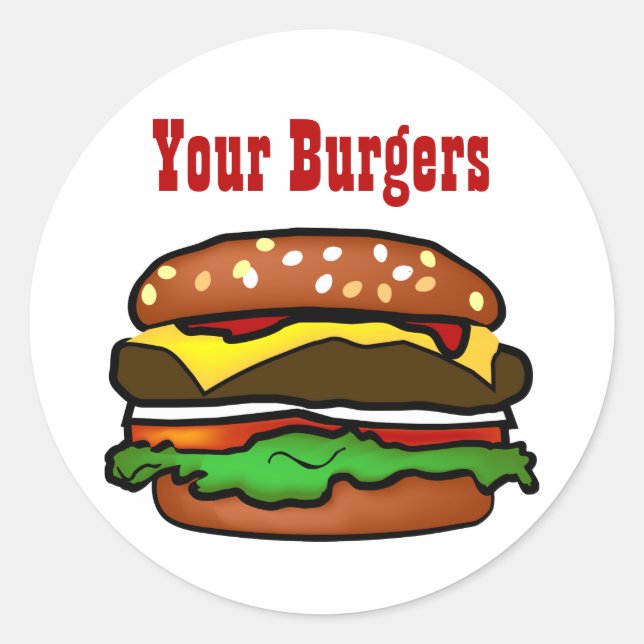 Hamburger Sticker (Vorderseite)