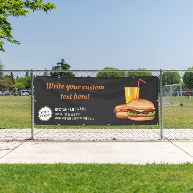 Hamburger und Hot Dog Fast Food Restaurant nach Ma Banner (InSitu)