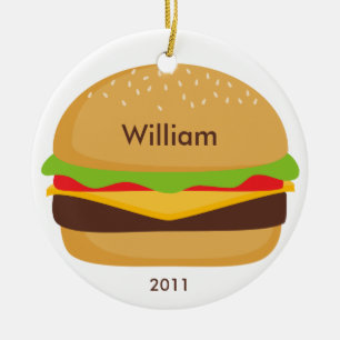 Hamburger-Verzierung Keramikornament