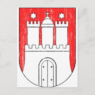 Hamburger Wappen Postkarte