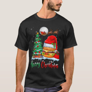Hamburger Weihnachtsmannmütze Weihnachten - Frohe T-Shirt