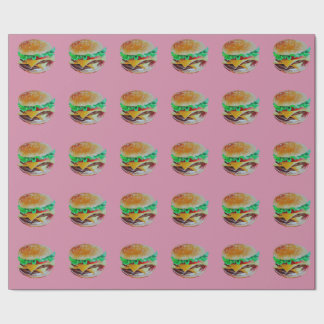 Hamburgerentwurf, ursprüngliche Malerei Geschenkpapier