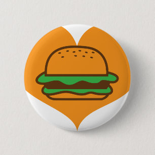 Hamburgerliebhaber Button
