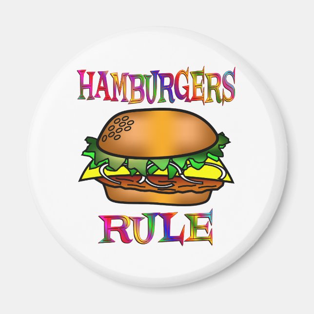 Hamburgerregel Magnet (Vorne)