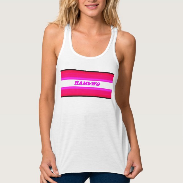 HAMbWG 10 Colors - Racerback-Tank oben Tank Top (Vorderseite)