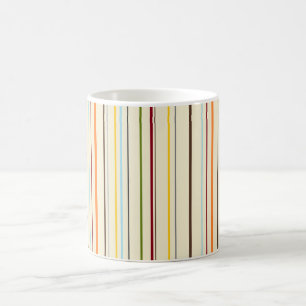 HAMbWG 11 oz MugMulti dünne Streifen auf Bge Kaffeetasse