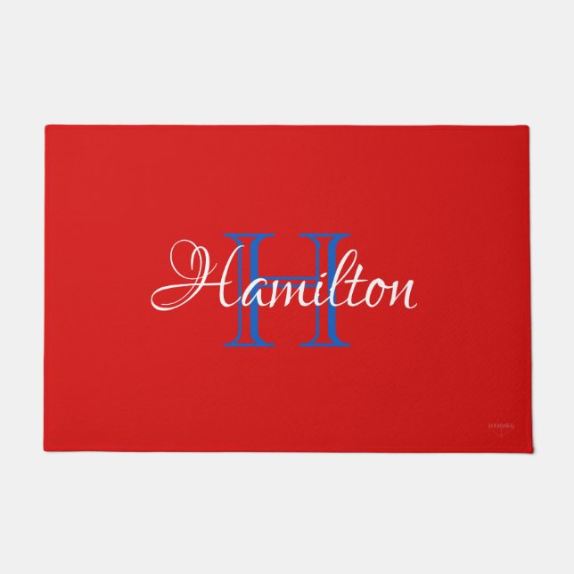 HAMbWG - Benutzerdefinierte Türmatte in beliebiger (Vorderseite)