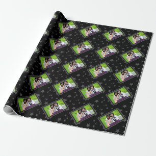 HAMbWg Best Friend Star Background Foto Geschenkpapier