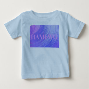 HAMbWG - Children's T Shirt - Lila Swirl w Logo