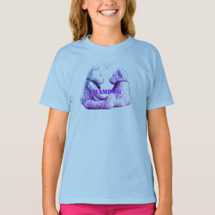HAMbWG - Children's T Shirt - Teddy Bear Liebe