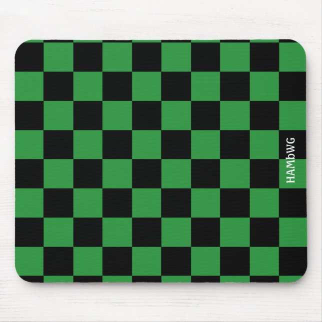 HAMbWG - ComputerMaus - Schachbrett Mousepad (Vorne)