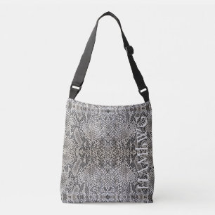 HAMbWG Cross Body Bag oder Tasche - B W Snakeskin