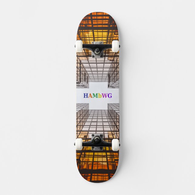 HAMbWG Design Skateboard - Architektur (Vorderseite)