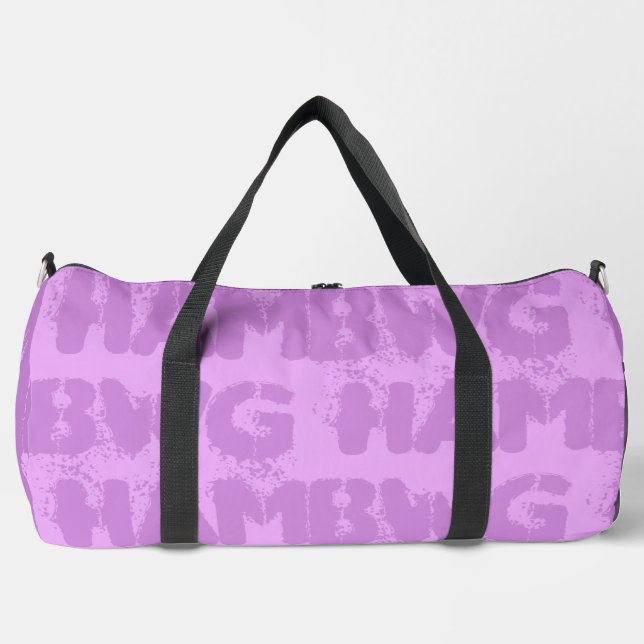 HAMbWG- Duffle Gym Bag, Violet Lila Duffle Bag (Vorderseite)