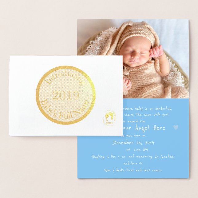 HAMbWG - Faire-part bébé (Affichage)