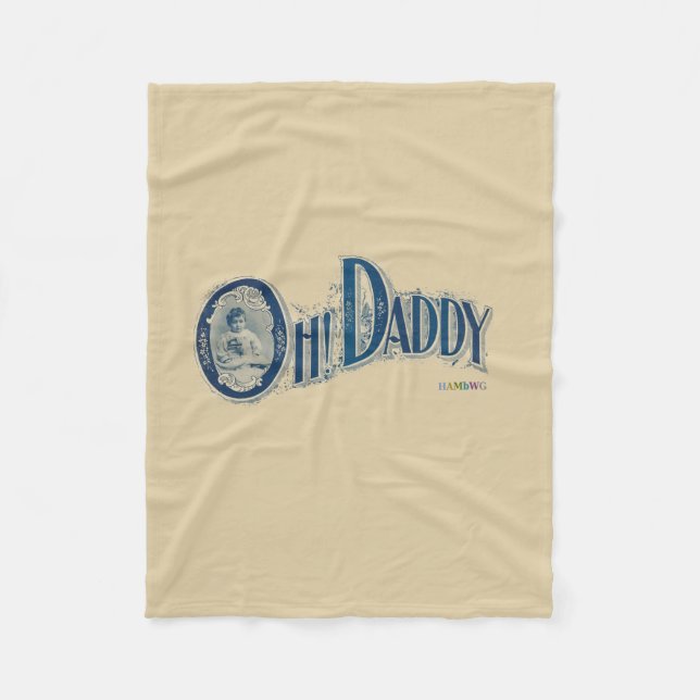 HAMbWG - Fleece Blanket - Oh Daddy! (Vorderseite)