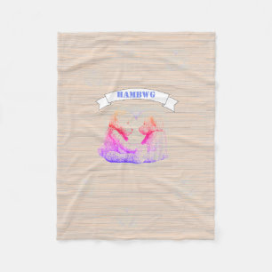 HAMbWG - Fleece Blanket - Teddy Bear
