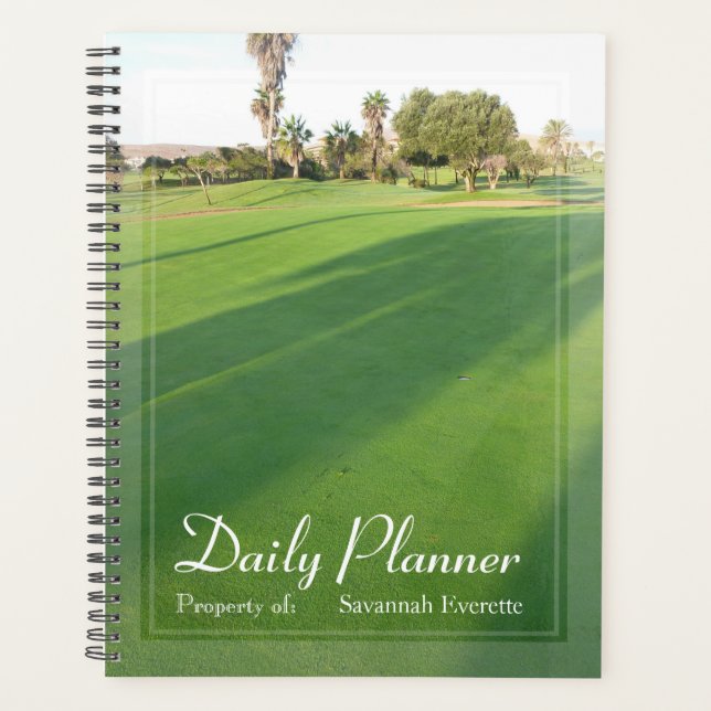 HAMbWG - Foto Daily Planner - Golf Green Planer (Vorderseite)