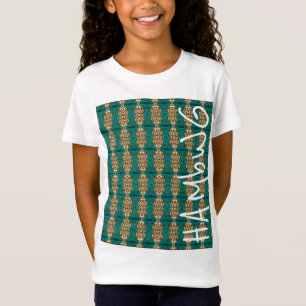 HAMbWG - Girl's T Shirt - Aquamarines Olivenöl