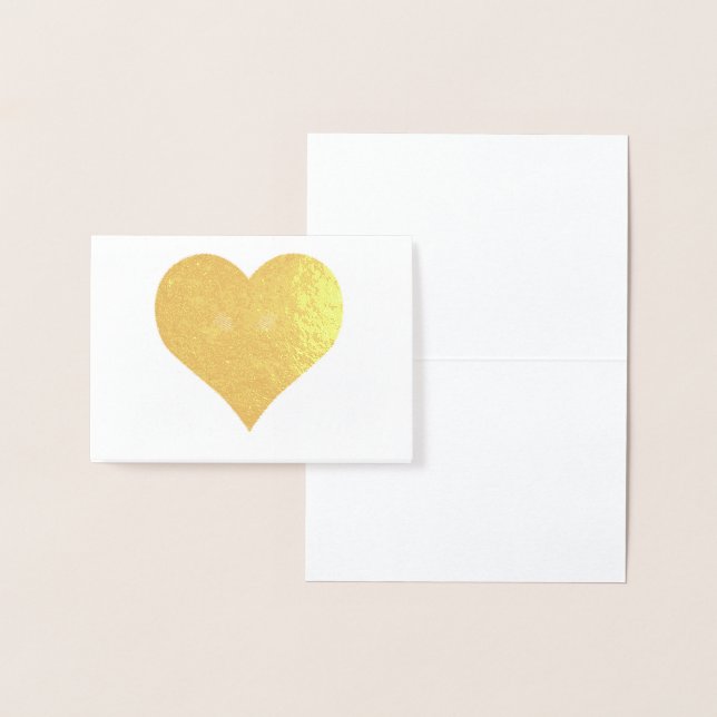 HAMbWG - Gold Foil Card - Herz Folienkarte (Anzeige)