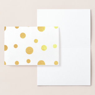 HAMbWG - Gold Foil Card - Polka Dots Folienkarte