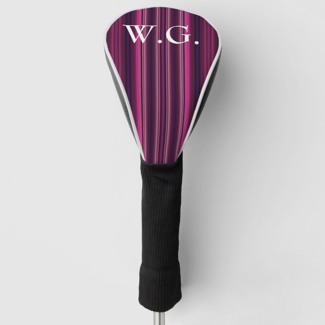 HAMbWG Golf Eisen Kopfbedeckung - Rosa Agate Strei Golf Headcover (Vorderseite)