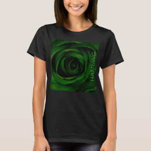 HAMbWG Grüne Rose T-Shirt