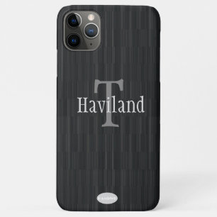 HAMbWG Karkohle Gray Gradient Monogram Case-Mate iPhone Hülle