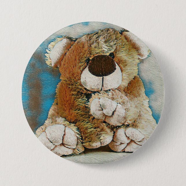 HAMbWG - Knopf - Teddybär Button (Vorderseite)