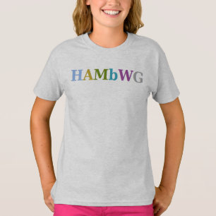 HAMbWG-Logo - 9 Farben - Fußball-Shirt von Mädchen T-Shirt