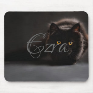 HAMbWG - Maus-Pad - Schwarze Katze Mousepad