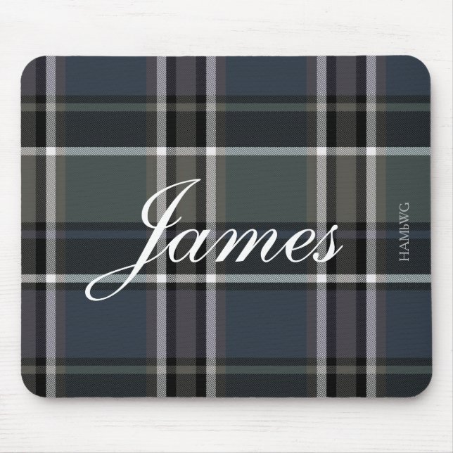 HAMbWG - Mousepad - BluePlaid (Vorne)